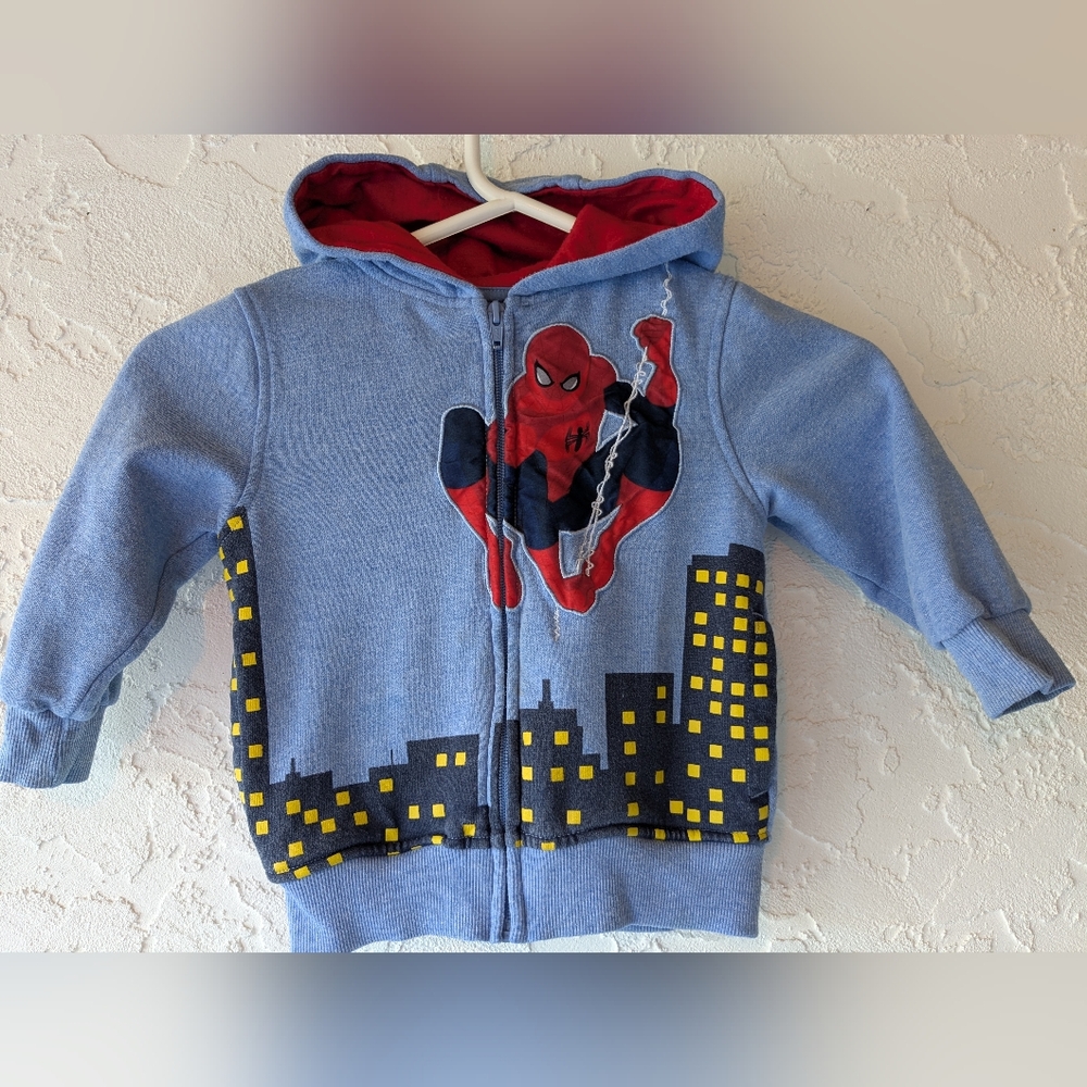 Marvel Blue and Red Spider-Man Hoodie